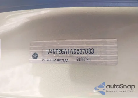 2010 Jeep Patriot Sport from USA, damaged, VIN 1J4NT2GA1AD537083